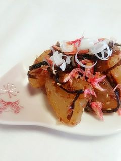 時短一品*大根と昆布の佃煮炒め*-レシピのメイン写真
