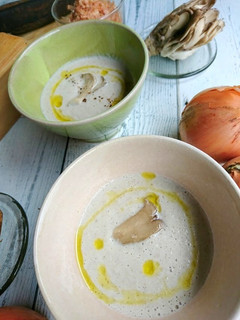 舞茸とゴボウの塩麹ポタージュ-レシピのメイン写真