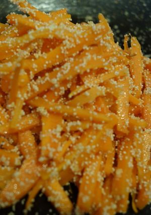 こどもに好評！簡単たらこにんじん-レシピのメイン写真