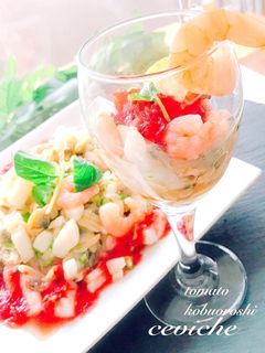 トマトこぶおろしdeセビーチェ風-レシピのメイン写真