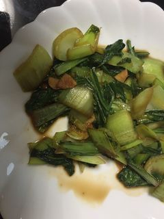 ちんげん菜の中華風炒め-レシピのメイン写真