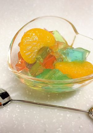 余ったかき氷シロップでキラキラ宝石ゼリー-レシピのメイン写真