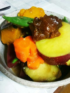 秋野菜の味噌餡掛けゆりさん風-レシピのメイン写真