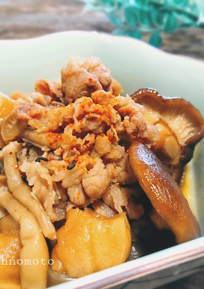 きのこと牛こまのすき煮風-レシピのメイン写真