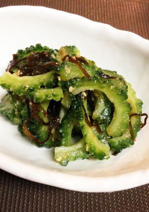 ゴーヤの塩昆布和え-レシピのメイン写真
