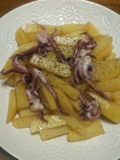 イカとじゃがいものバター炒め-レシピのメイン写真