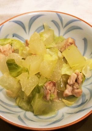 冬瓜と鶏肉の煮物-レシピのメイン写真