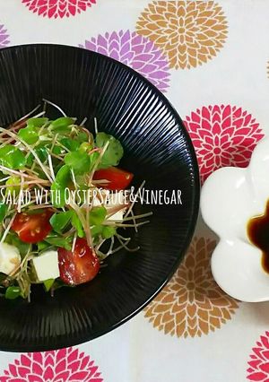 そばの芽とツナの、オイスーサラダ-レシピのメイン写真
