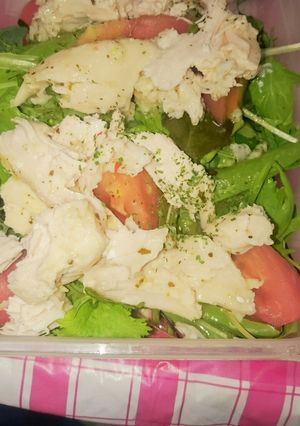 揚げ素麺のパリパリサラダ-レシピのメイン写真