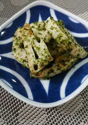簡単常備菜☆レンコンの青さ焼き-レシピのメイン写真