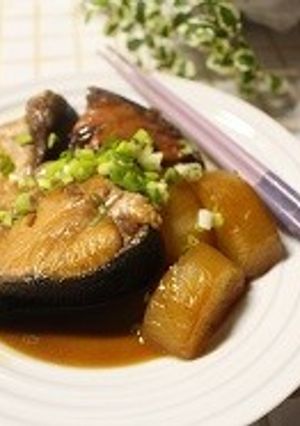 鰤アラ煮-レシピのメイン写真