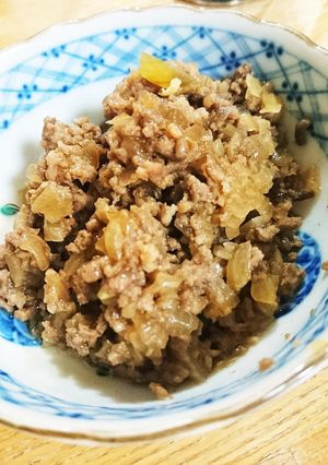 簡単アレンジ楽々 ミンチ肉の甘辛煮-レシピのメイン写真