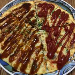 รูปของ オム好み焼き
