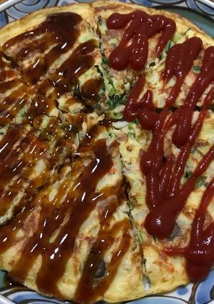 オム好み焼き-レシピのメイン写真
