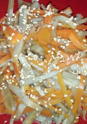 メイプルシロップできんぴらごぼう-レシピのメイン写真