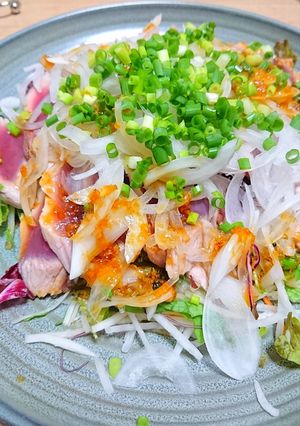 フライパンで簡単！鰹のタタキ土佐造り-レシピのメイン写真