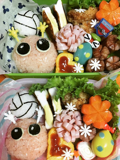 キャラ弁 バボちゃん応援弁当-レシピのメイン写真