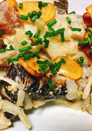 酸味爽やか☆戻り鰹のマスタードマヨ-レシピのメイン写真