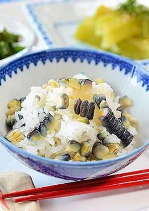 黒もちトウモロコシ（もちきび）ご飯♪-レシピのメイン写真