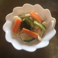 รูปของ 大根きゅうり人参の漬物