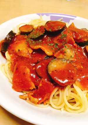 簡単！トマトジュースでコクうまパスタ！-レシピのメイン写真