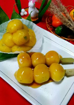 カボチャの白玉団子☆みたらし☆-レシピのメイン写真