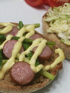 簡単☆朝食☆アスパラソーセージトースト-レシピのメイン写真