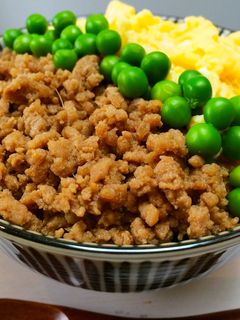 おいしい!時短!三色そぼろ丼-レシピのメイン写真