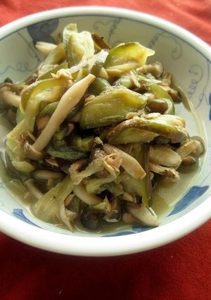 ナスとしめじのツナ炒め-レシピのメイン写真
