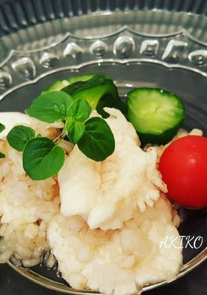 綺麗になれちゃう『鶏笹身と雑穀の酢の物』-レシピのメイン写真