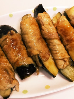 ナスの肉巻き-レシピのメイン写真