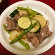 豚、アスパラ、ズッキーニのグリル