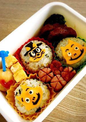 キャラ弁 簡単 かいけつゾロリ弁当-レシピのメイン写真