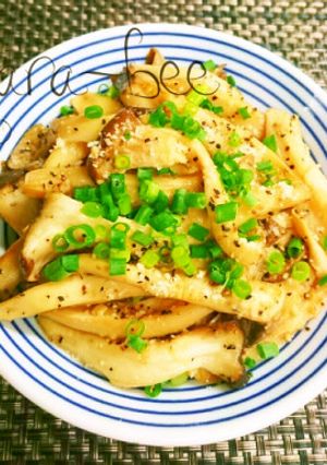 簡単3分♡にんにくチーズ醤油エリンギ-レシピのメイン写真