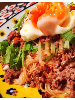 油そば風そうめん-レシピのメイン写真