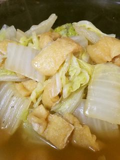レンジで白菜と油揚げの煮びたし-レシピのメイン写真