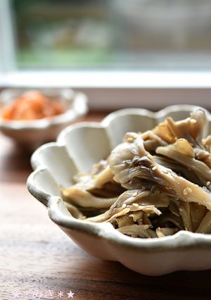 包丁要らず♪舞茸の簡単レンチンナムル-レシピのメイン写真