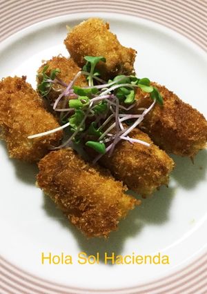青パパイヤと豚肉のミルフィーユ・カツ-レシピのメイン写真