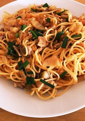 キムチパスタ！-レシピのメイン写真