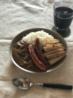れんこんとチョリソーのバター炒め添え-レシピのメイン写真