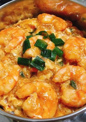 簡単手抜きエビチリ丼-レシピのメイン写真