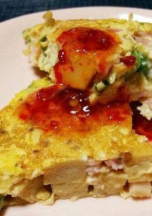 高野豆腐リメイク　高野豆腐入りオムレツ-レシピのメイン写真