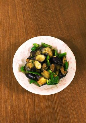 メープルシロップ入り茄子の味噌炒め-レシピのメイン写真