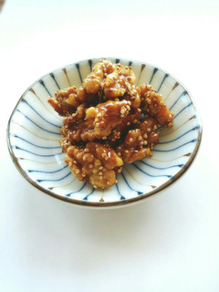 メープルシロップで♡くるみの佃煮-レシピのメイン写真