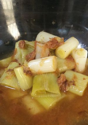 レンジで長ネギの梅煮-レシピのメイン写真