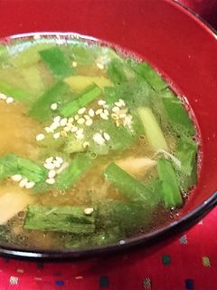 コク有★うまみ有【ツナとニラの味噌汁】-レシピのメイン写真
