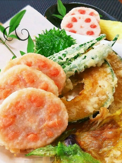 バリ旨!簡単♪れんこんの明太子詰め天ぷら-レシピのメイン写真