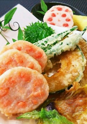 バリ旨！簡単♪れんこんの明太子詰め天ぷら-レシピのメイン写真