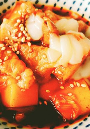 簡単*お餅deトッポギ風♡♡-レシピのメイン写真