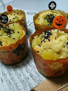 リンゴ入りスイートポテトマフィン-レシピのメイン写真